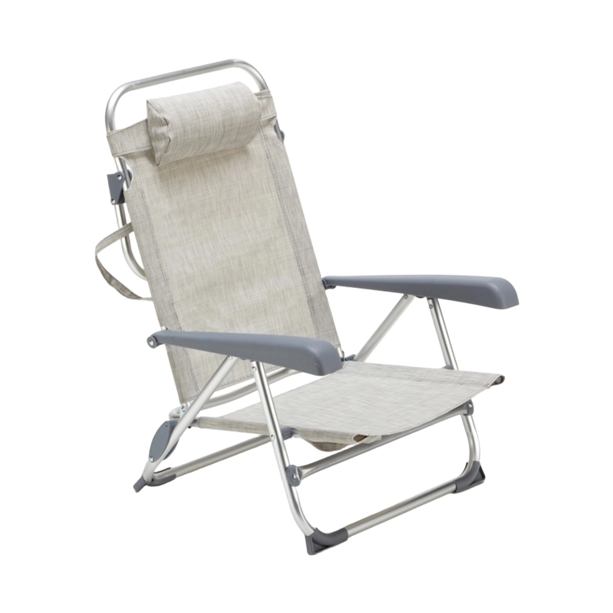 Folding Reclining Aluminium Beach Chair Gargano — 1