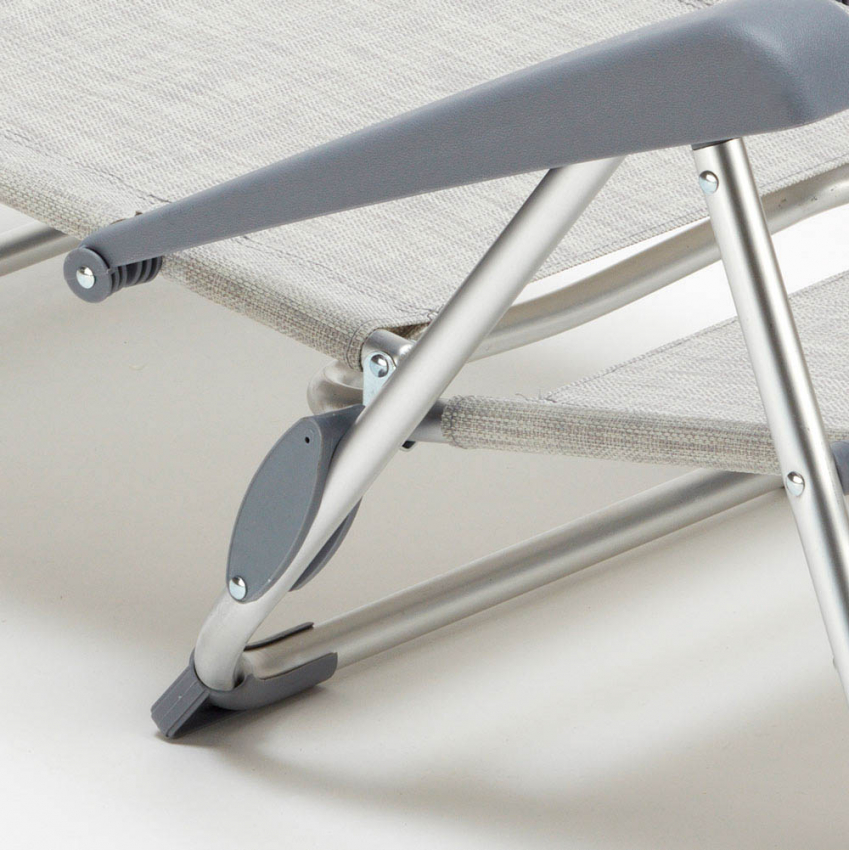 Folding Reclining Aluminium Beach Chair Gargano — 4