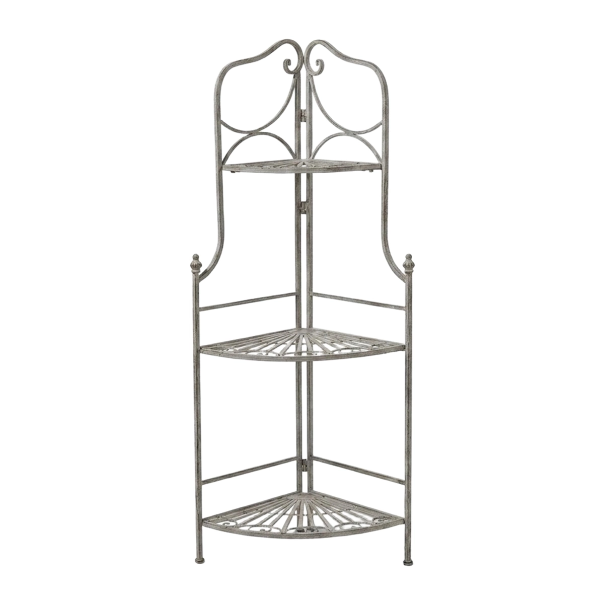 Rosalie 3-Tier Corner Metal Plant Stand Shelving Cosma — 1