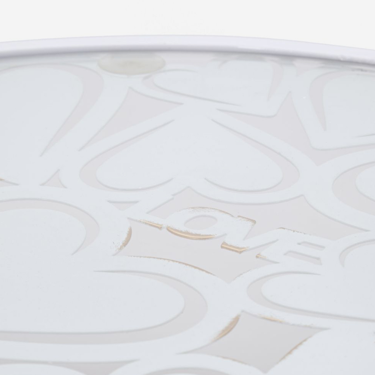 Set of 2 Round Metal and Glass Coffee Tables Harts — 4