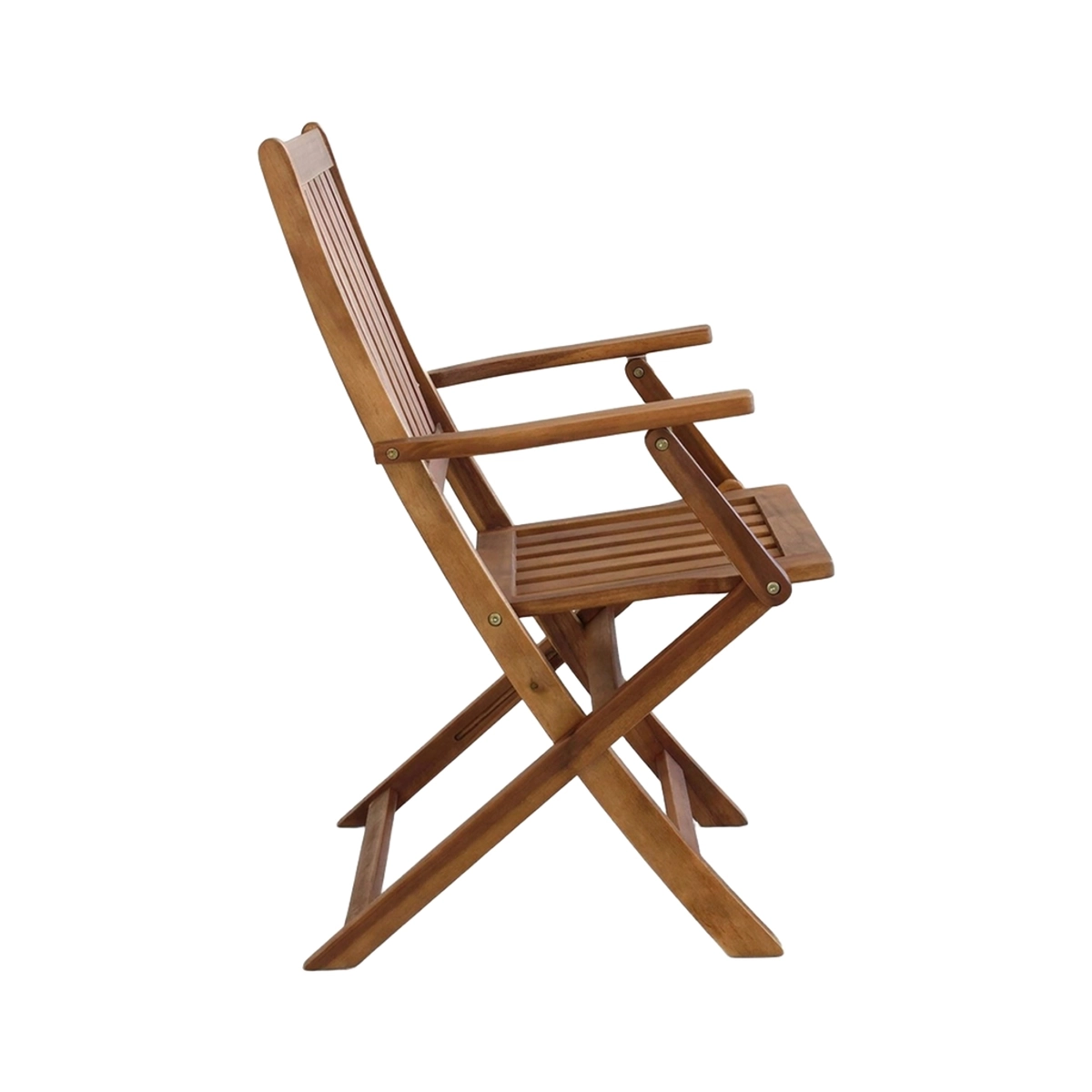 Diana Folding Wooden Garden Armchair with Armrests — 4