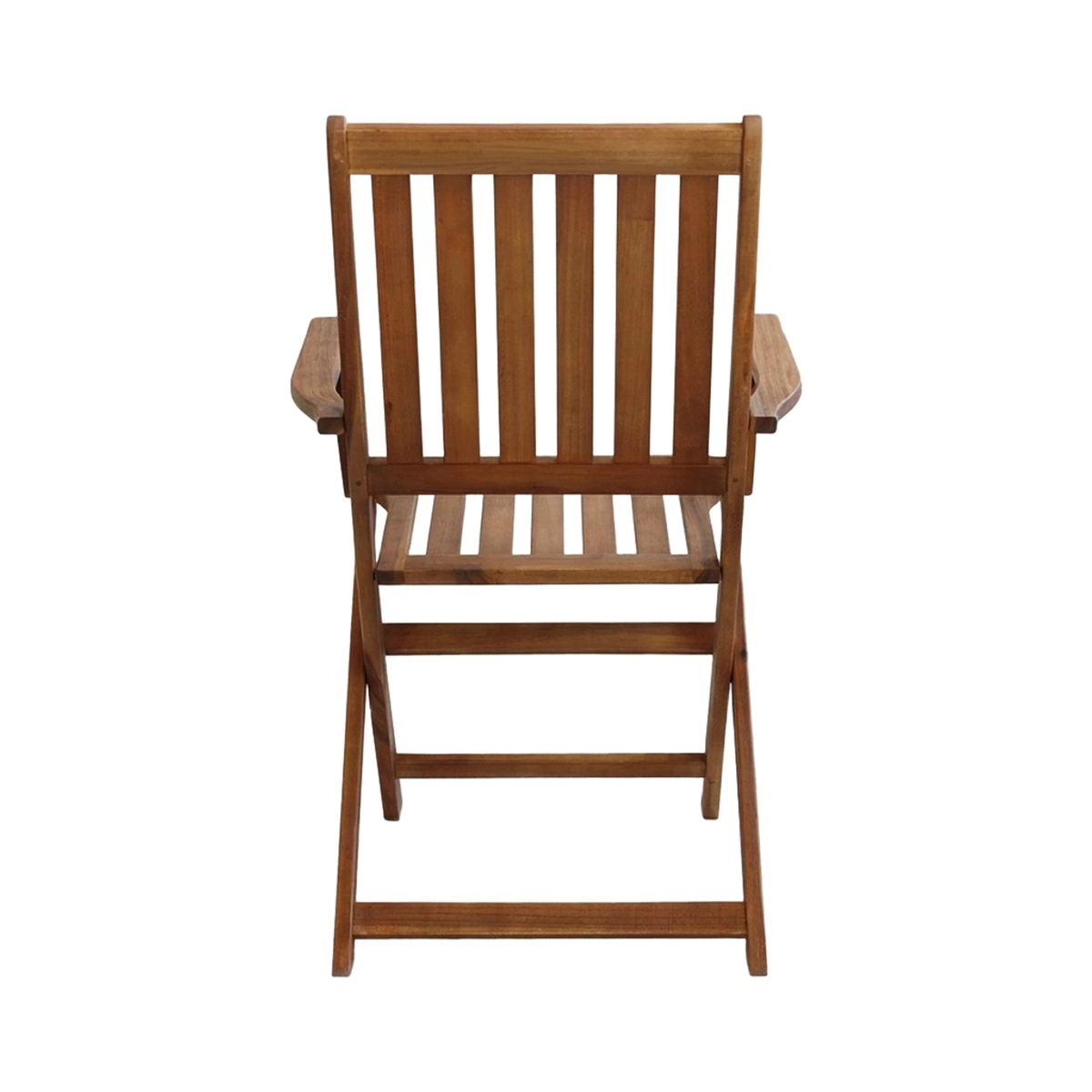 Diana Folding Wooden Garden Armchair with Armrests — 5
