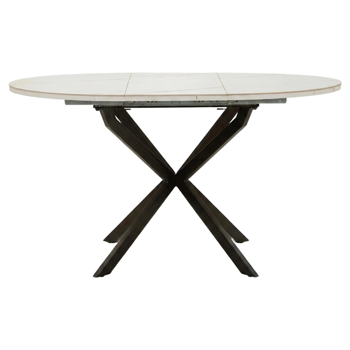 Martin Extendable Dining Table in Ceramic and Metal — 5