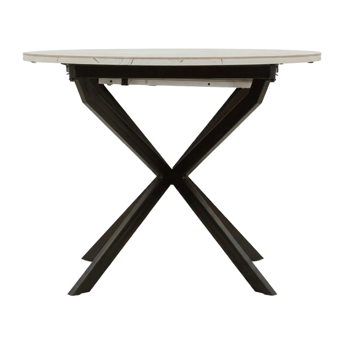 Martin Extendable Dining Table in Ceramic and Metal — 7