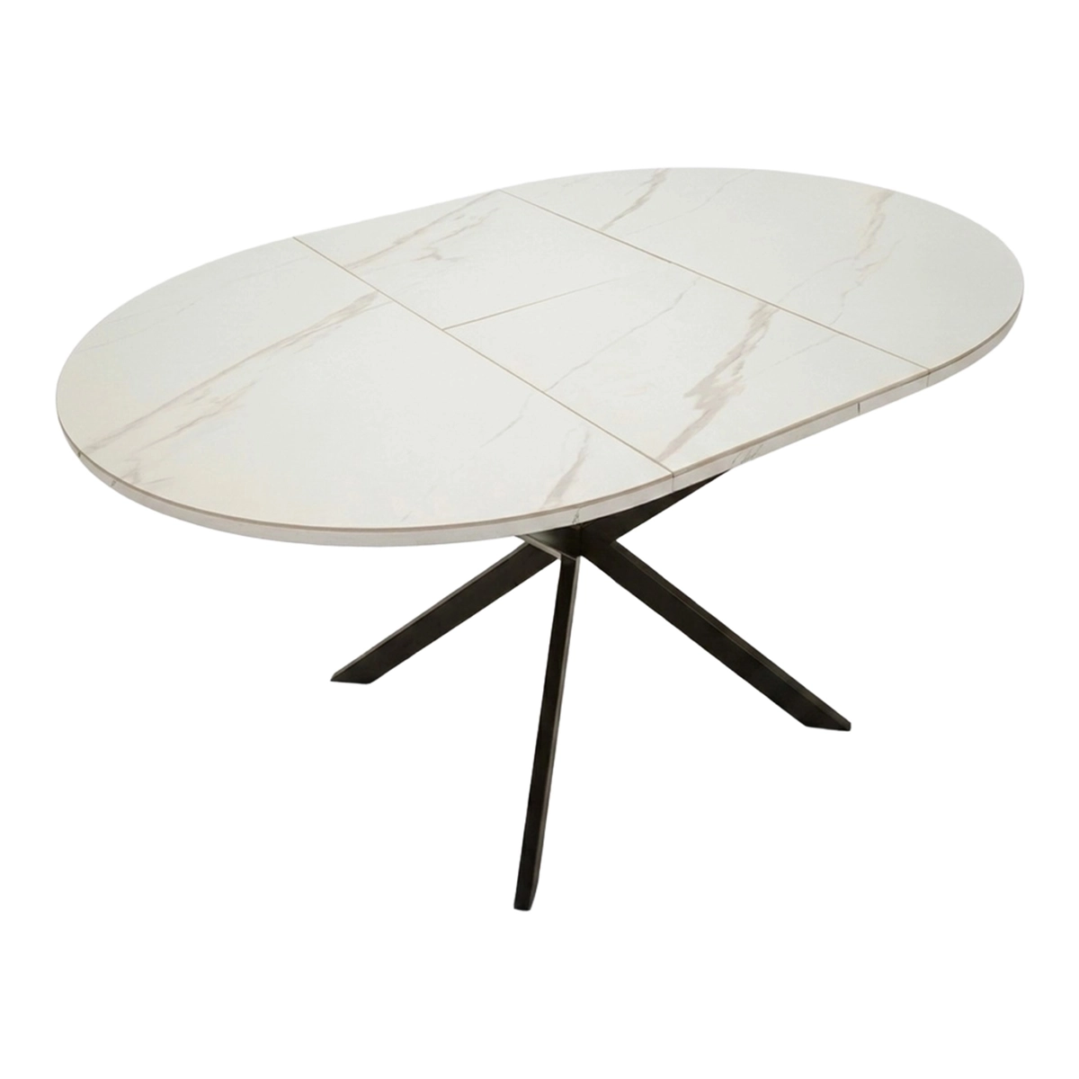 Martin Extendable Dining Table in Ceramic and Metal — 4