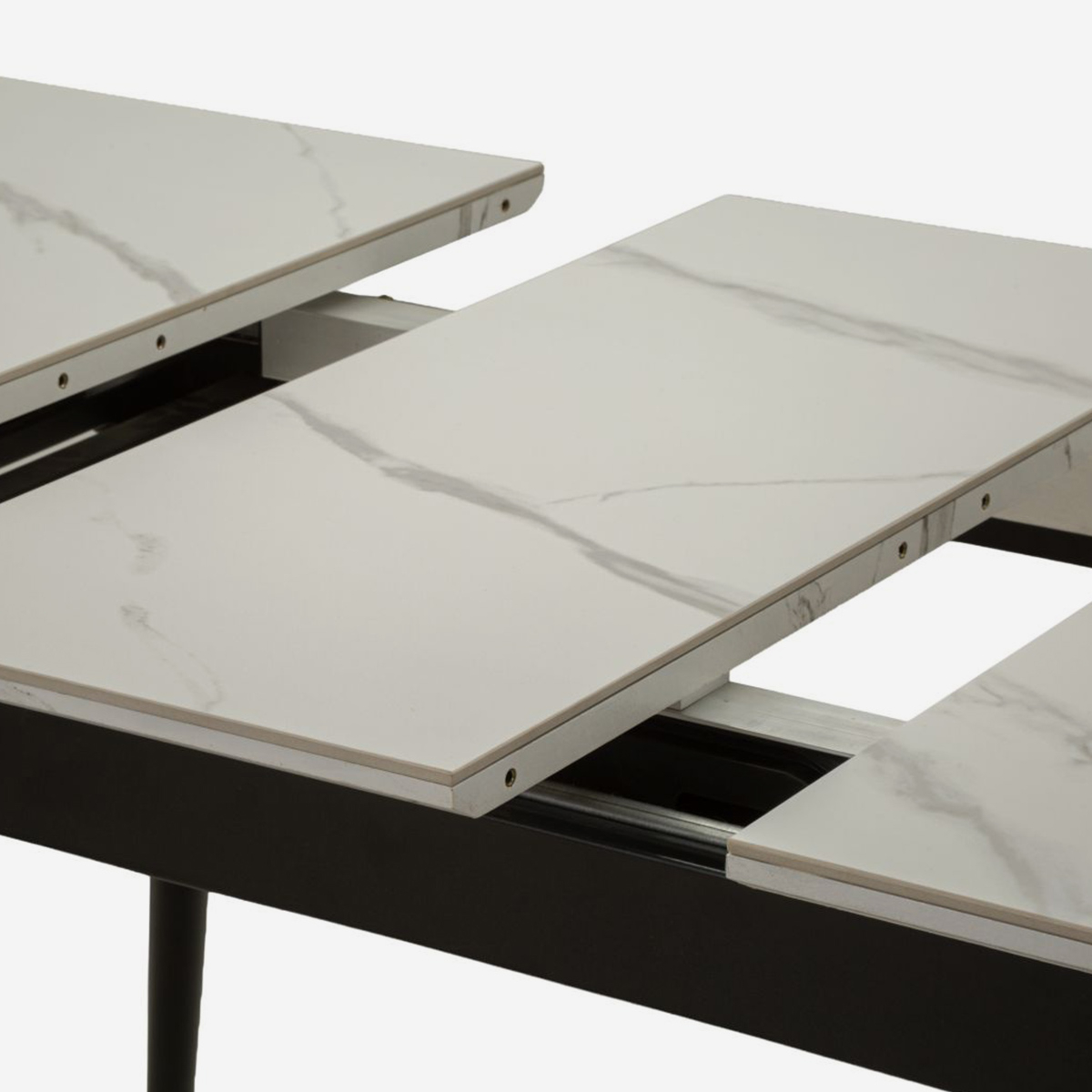 Matt Extendable Dining Table in Metal and Ceramic — 3