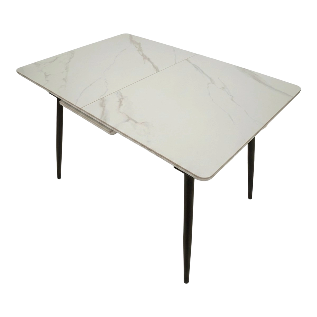 Matt Extendable Dining Table in Metal and Ceramic — 7