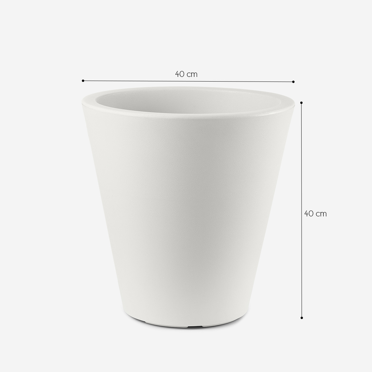 Modern Flared Planter for Indoor and Outdoor Loto 40 — 3