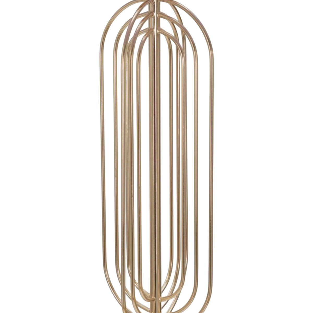 Ovy Glam Metal and Fabric Floor Lamp — 4