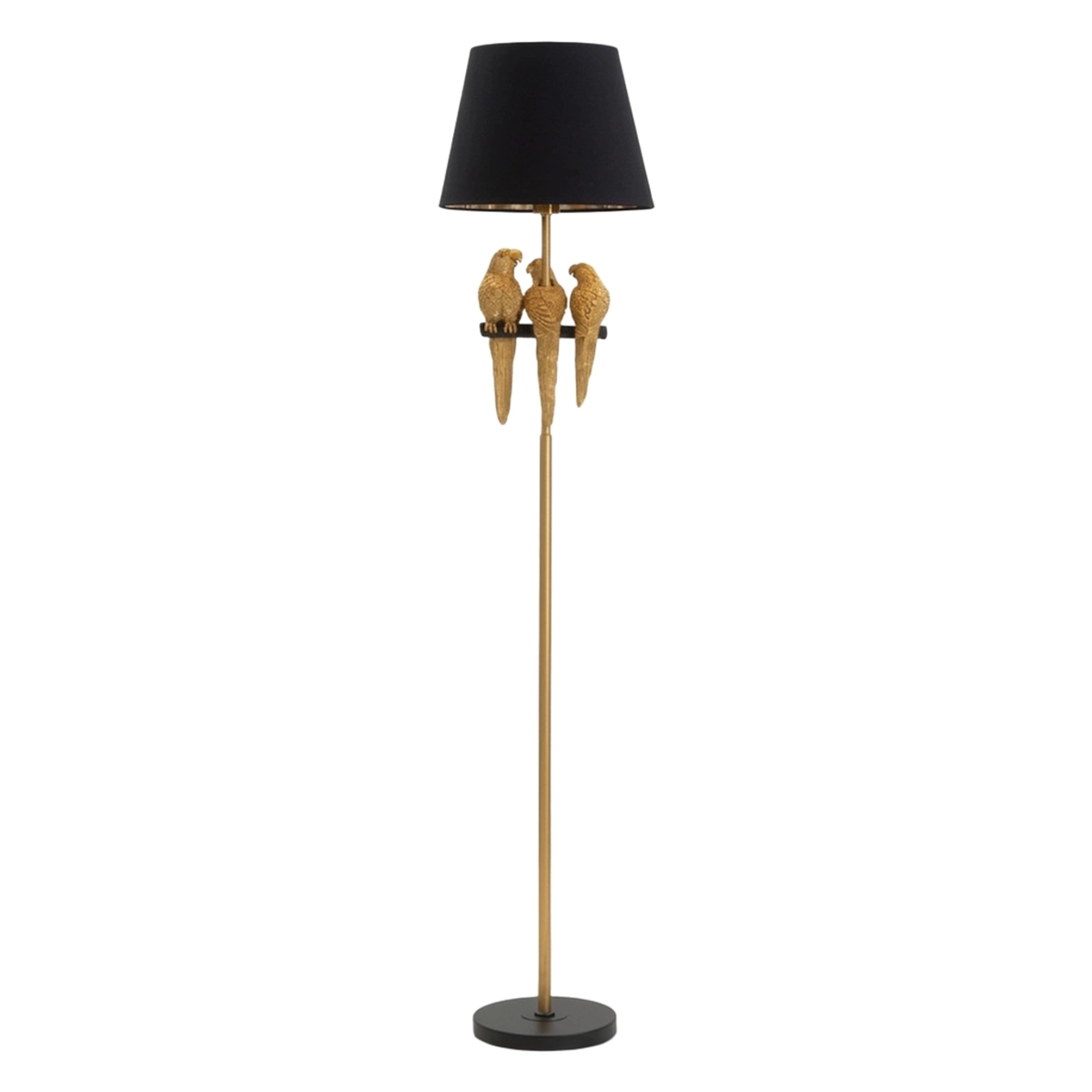 Mauro Ferretti Pappagallo Metal Floor Lamp with Shade — 1