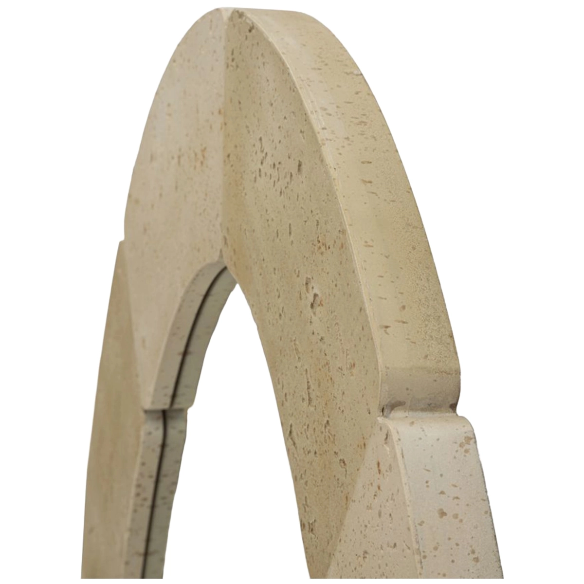 Oval Stone Effect Wall Mirror 120x70 Pebble Oval — 3