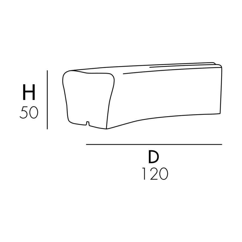 Arkema Althea Modular Outdoor Polyethylene Bench — 6