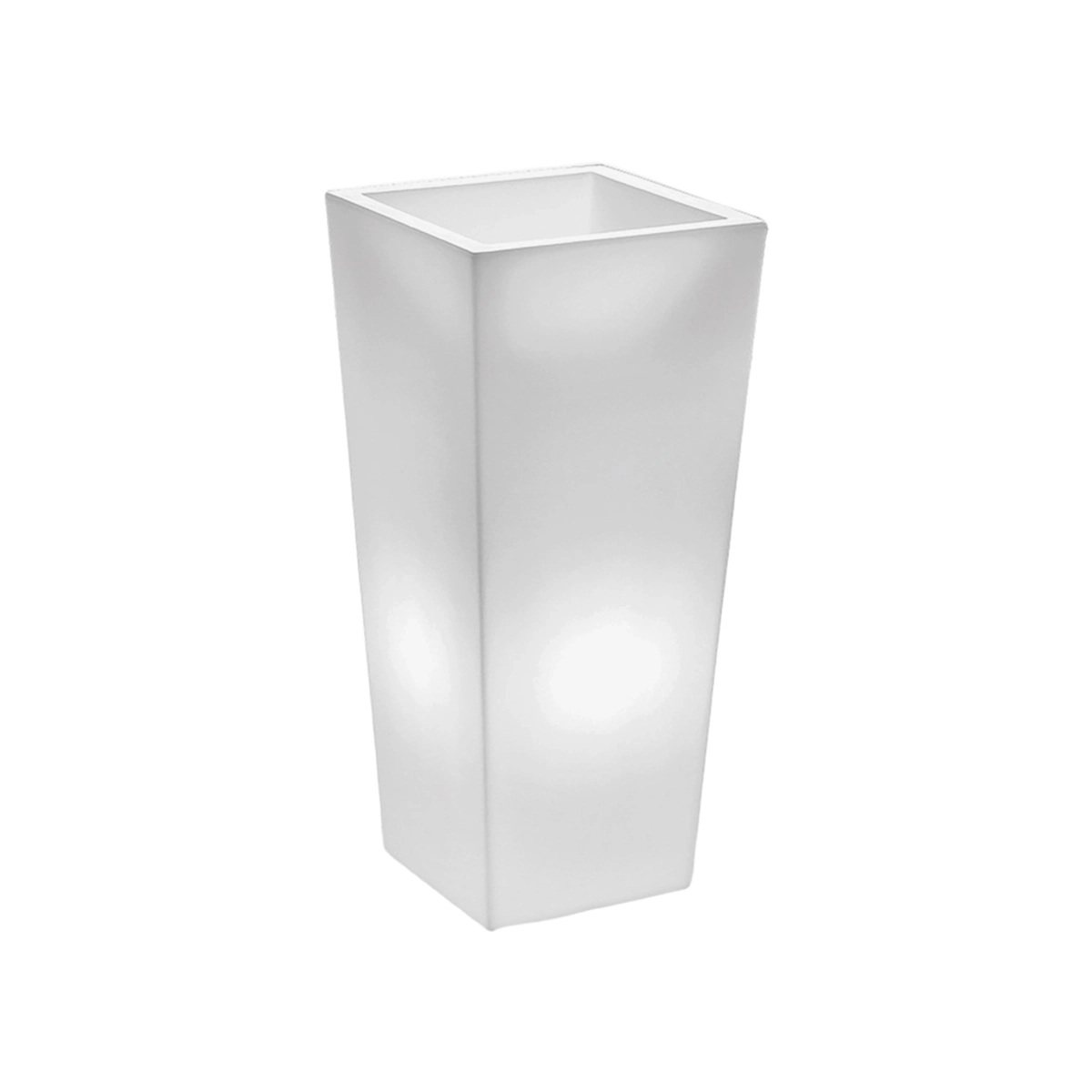Square illuminated garden planter 85 cm RGBW LED Gaia LYXO — 1