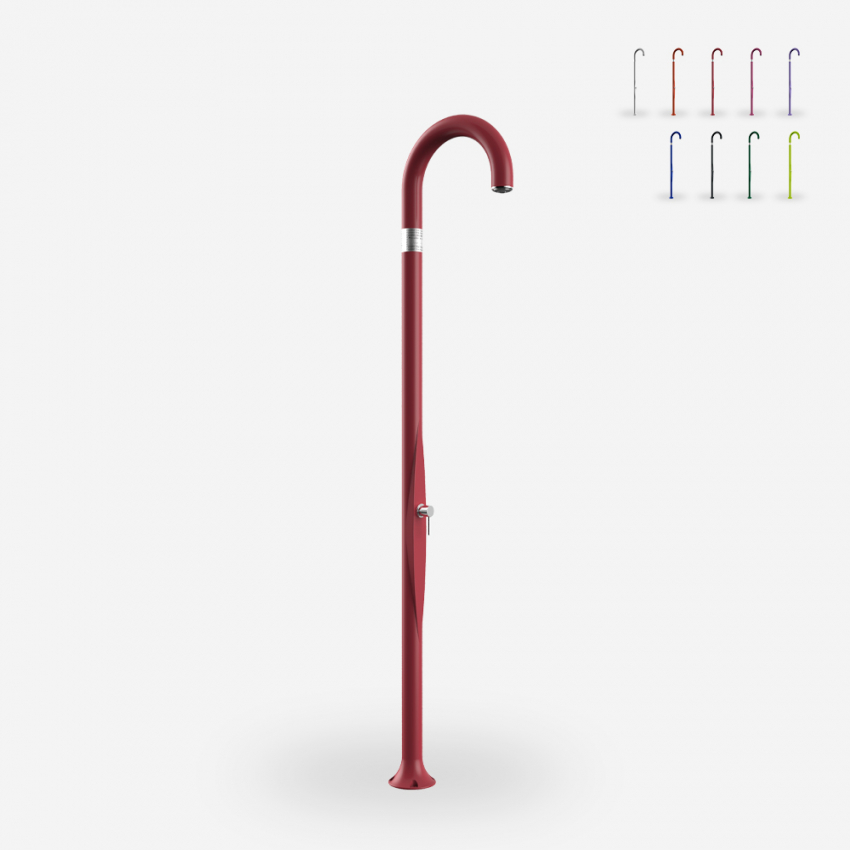 Modern design outdoor shower with water mixer Arkema Design Funny Yin T105 — 1