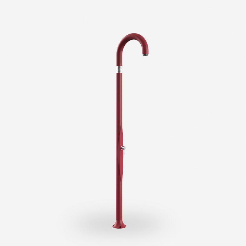 Modern design outdoor shower with water mixer Arkema Design Funny Yin T105 — 3