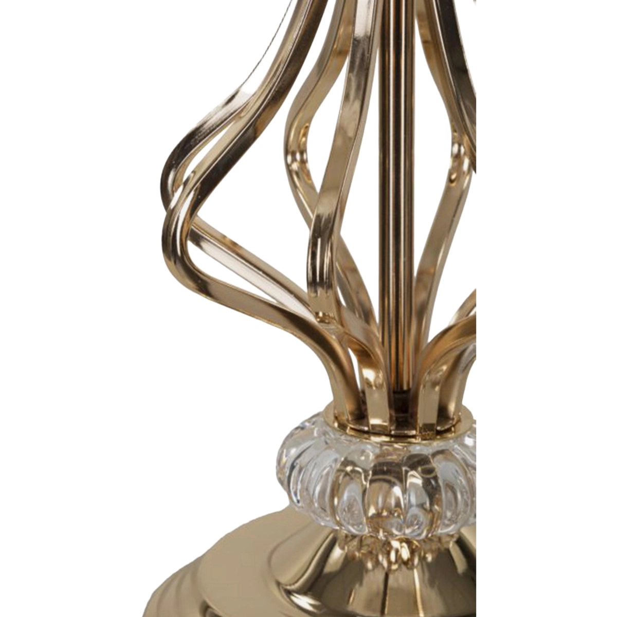 Tarty Decorative Table Lamp with Feather Shade — 3