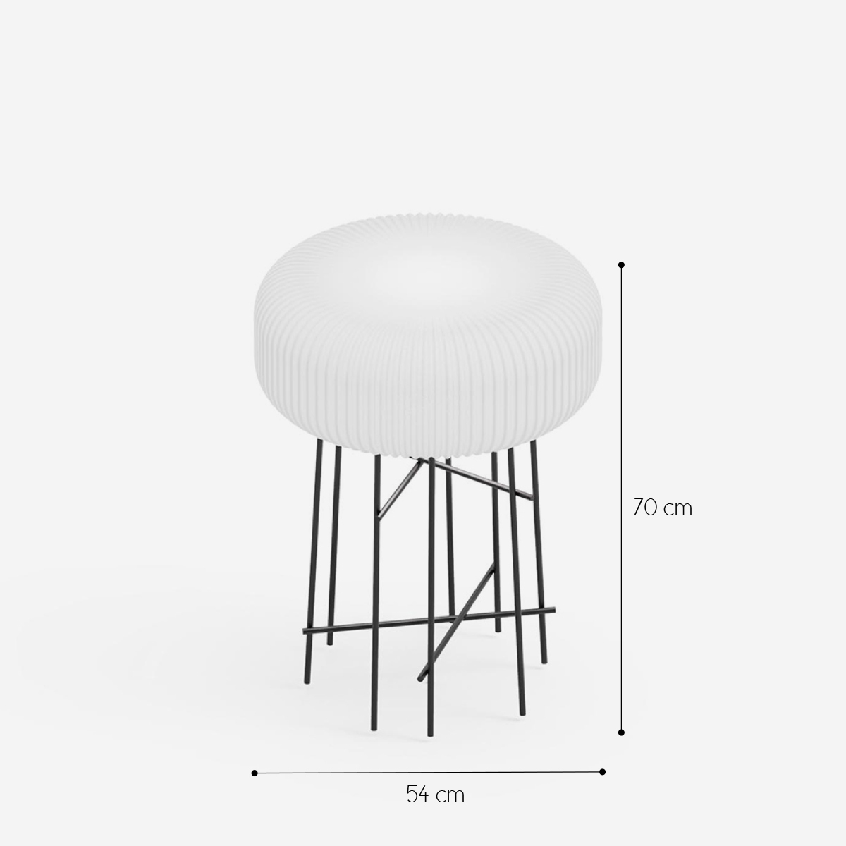 Elly IP65 Outdoor Polyethylene LED Floor Lamp — 4
