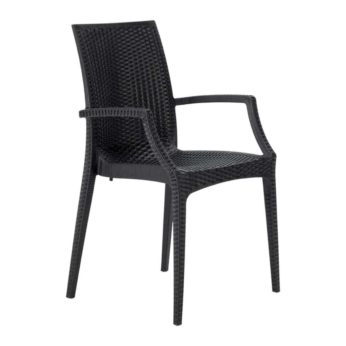 Set of 20 Garden & Cafe Armchairs in Polyrattan Grand Soleil Bistrot Arm — 1