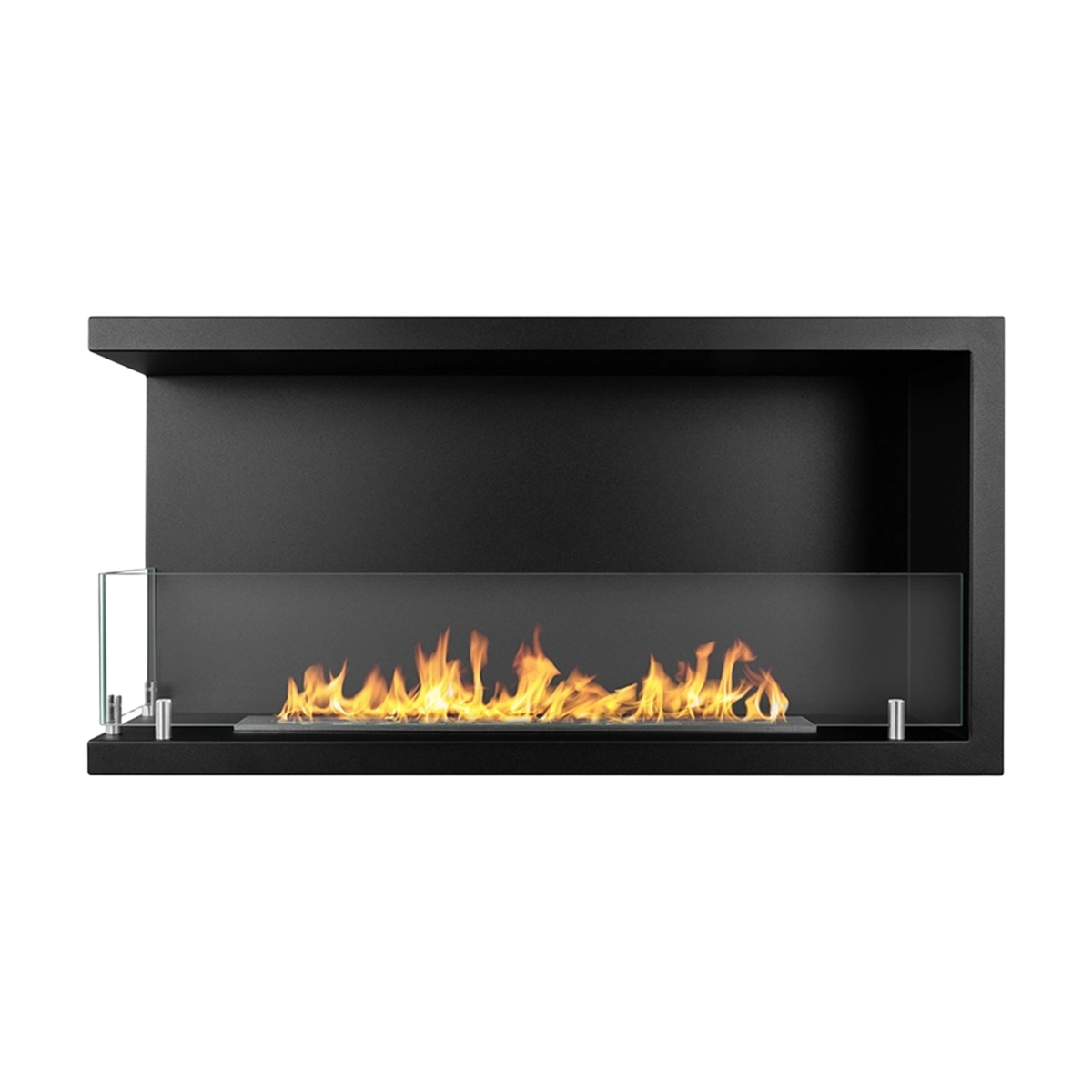 Divina Fire Sutri 90 Built-in Corner Bioethanol Fireplace 90x45 — 1
