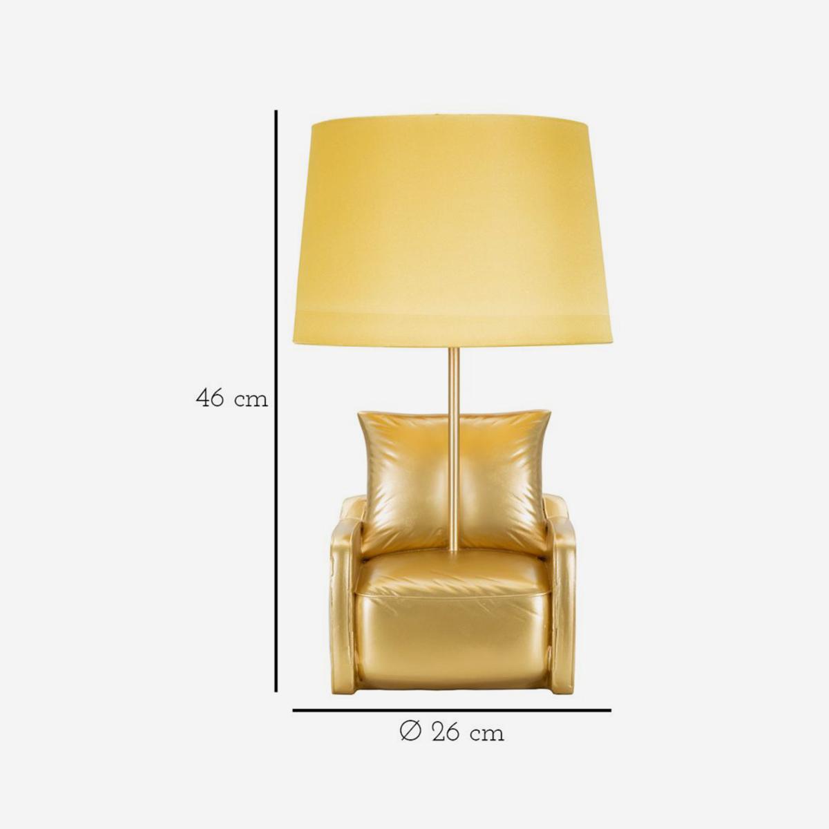 Midcentury Gialla retro bedside table lamp in Resina and fabric — 3