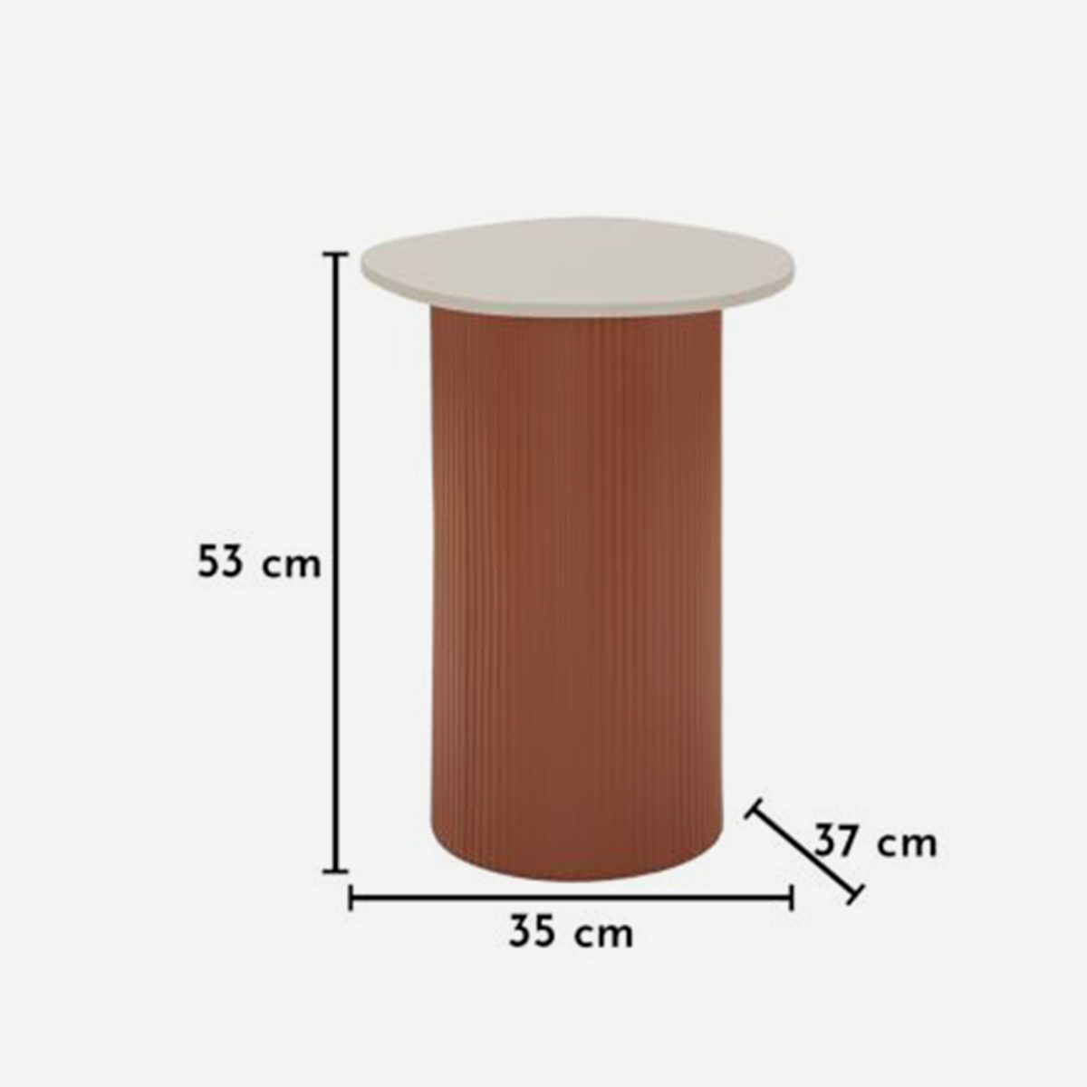 Frankfurt L Coffee Table with Marmo Effect and Metal — 5