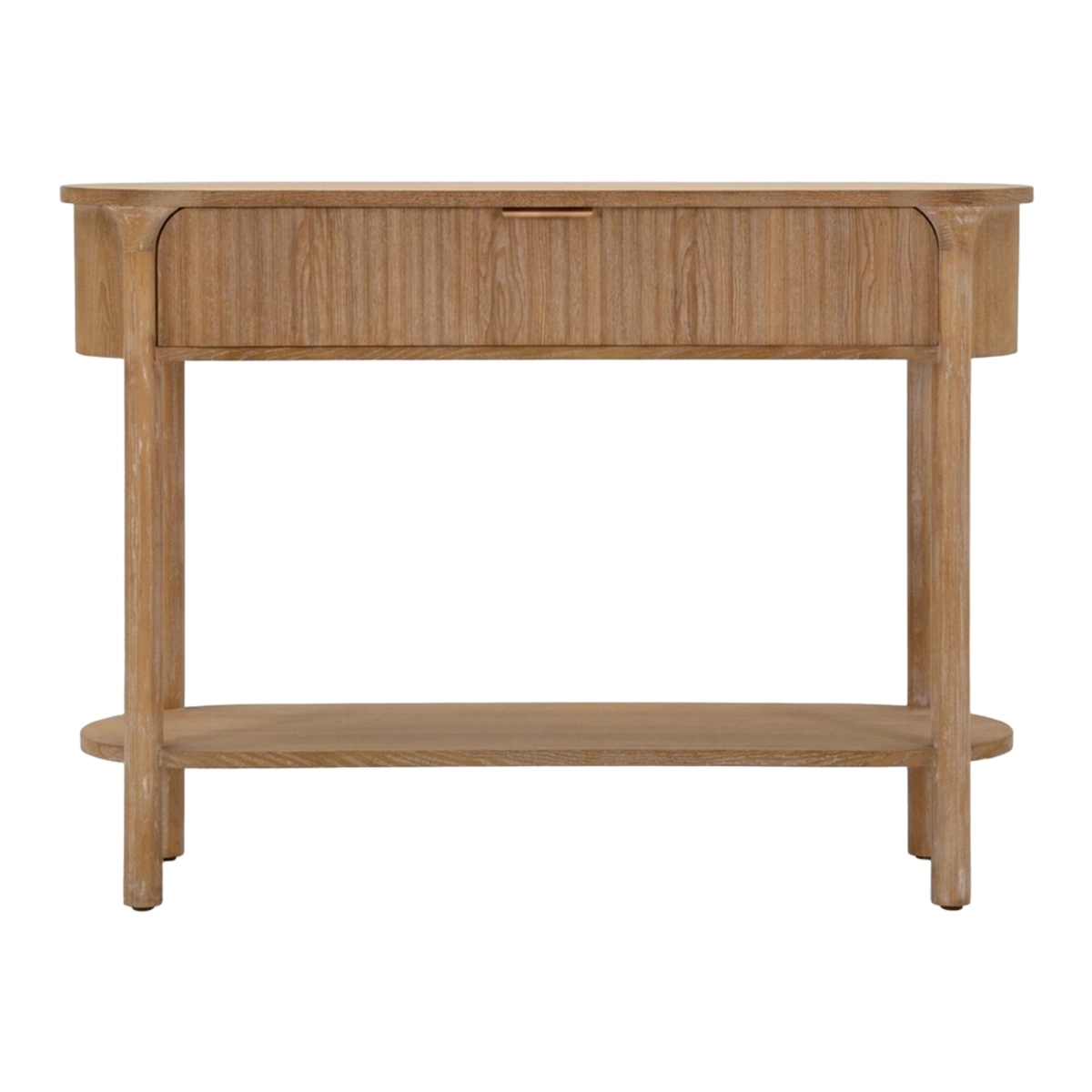 Goteborg Entryway Console Table in Legno with Drawer and Shelf — 11