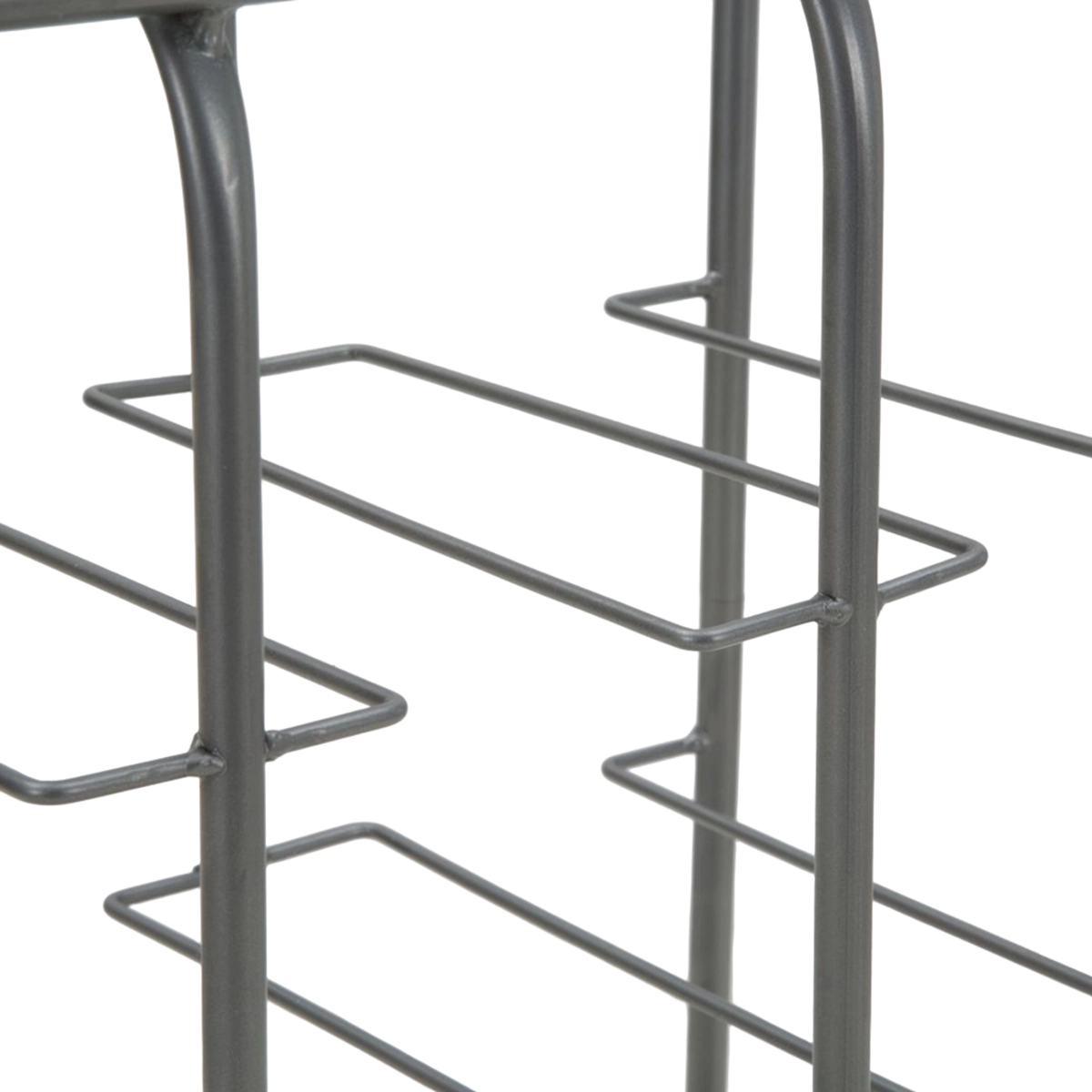 Rack Freestanding Metal Wine Rack for 9 Bottles — 7