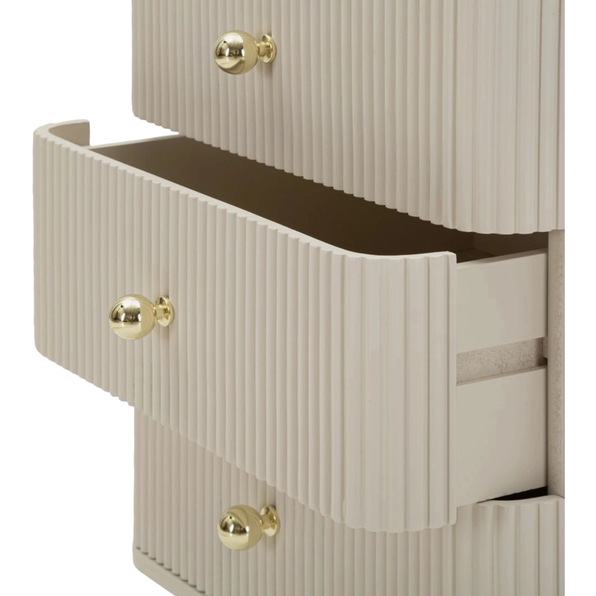 Shy 3-Drawer Bedside Table in Wood and MDF — 6