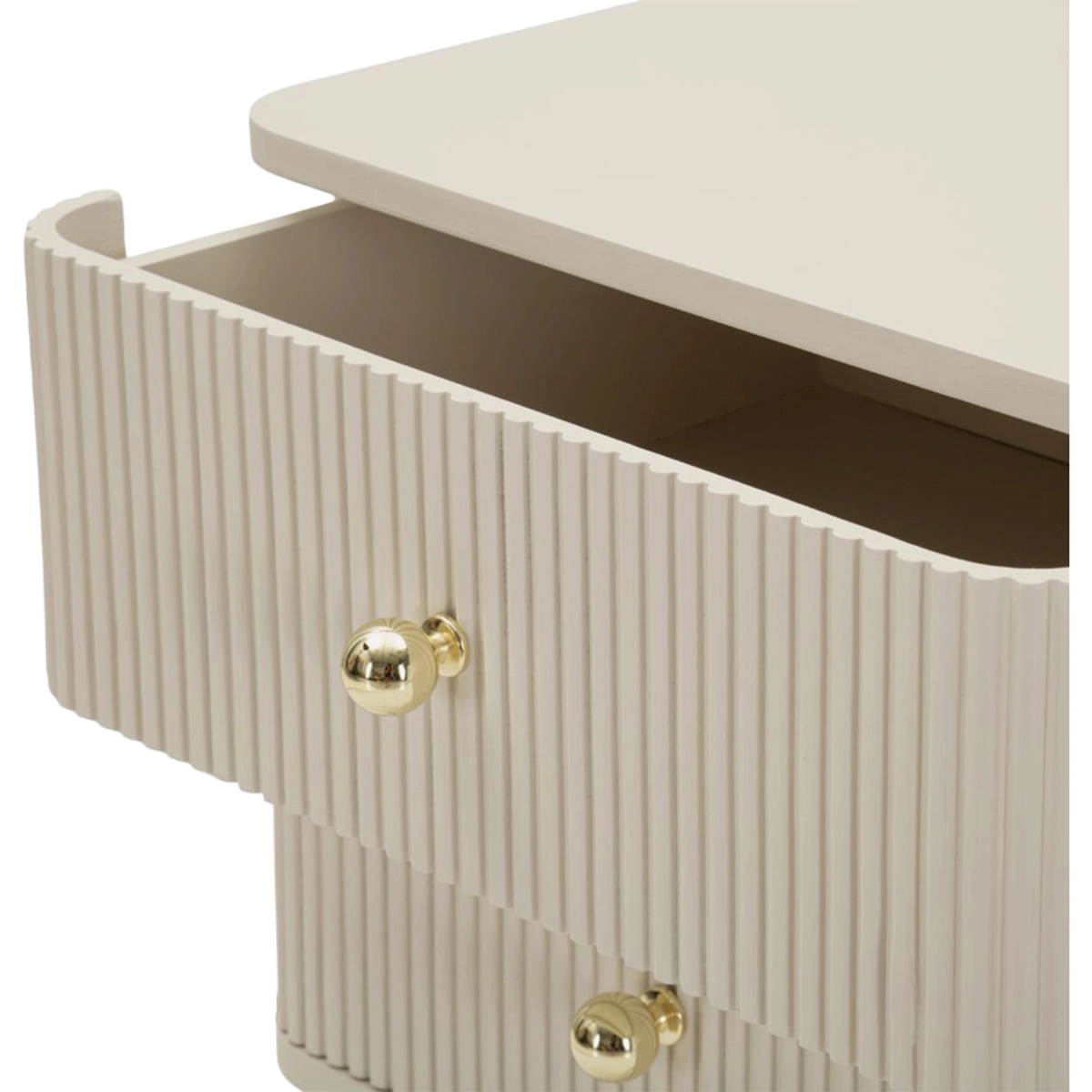 Shy 3-Drawer Bedside Table in Wood and MDF — 7