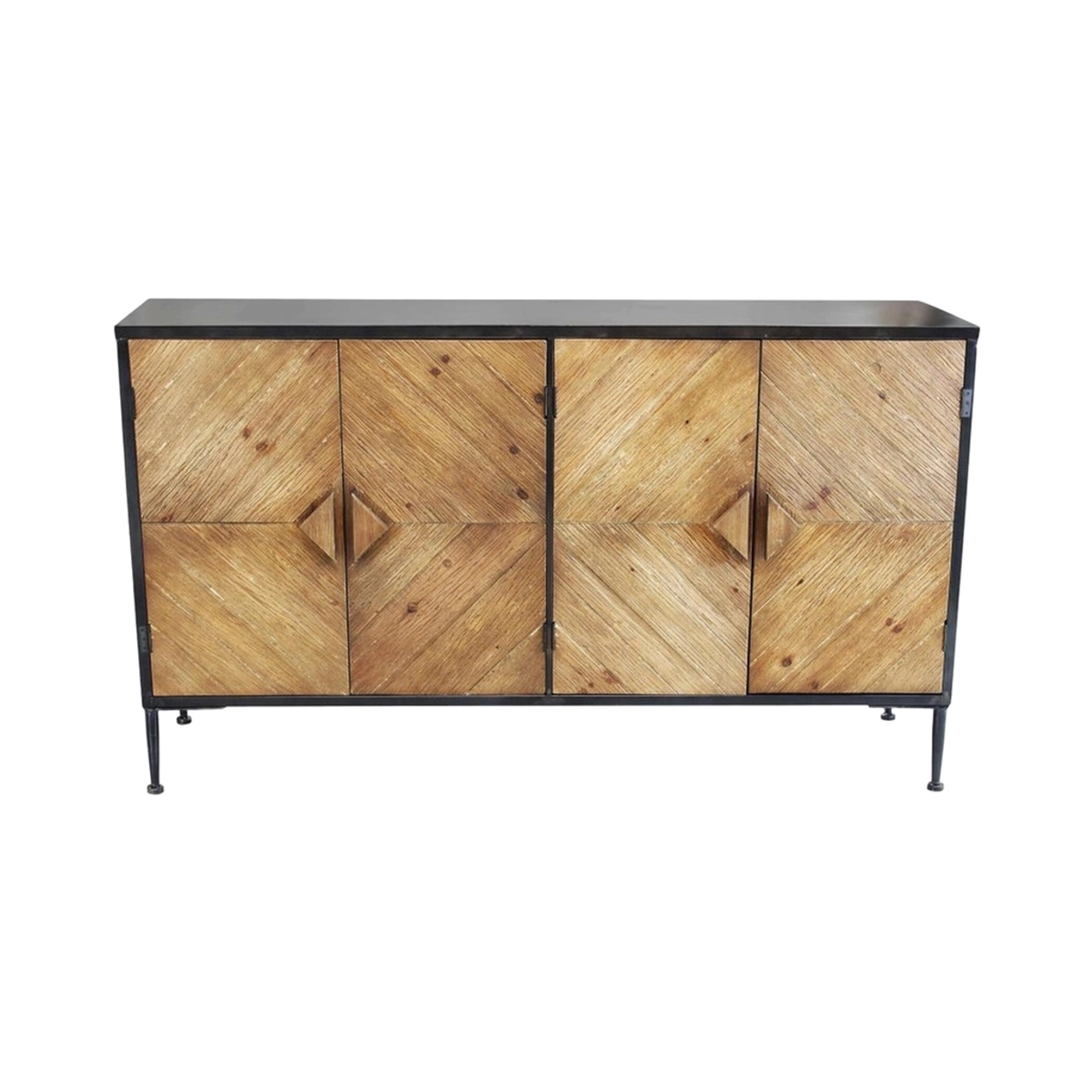 Industrial Sideboard in Reclaimed Wood and Metal Derek — 3