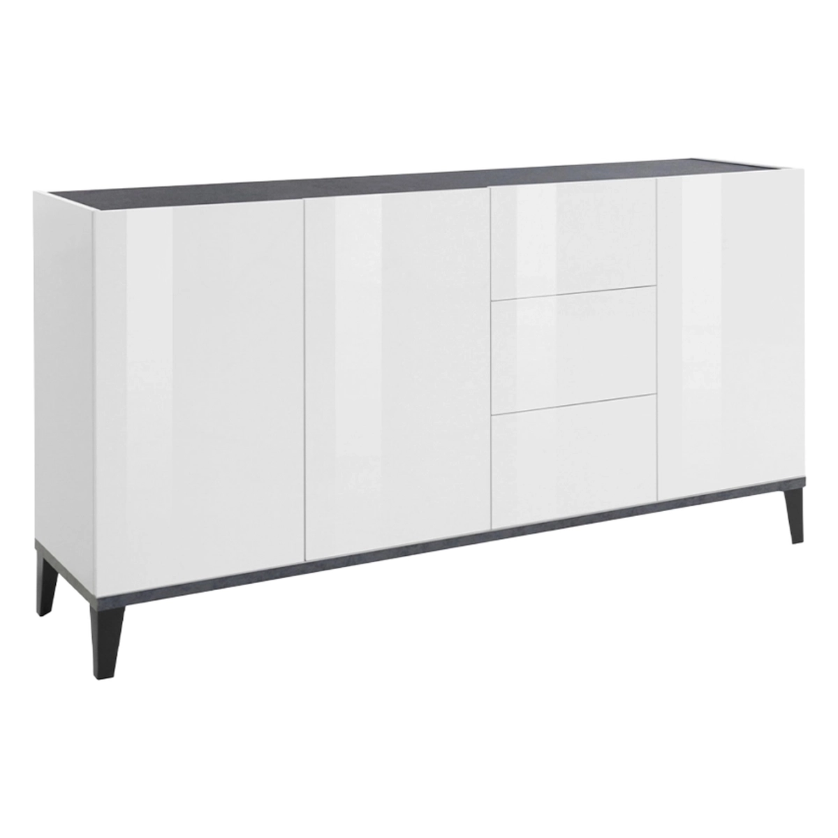 Modern Sideboard 160x40cm 3 Doors 3 Drawers Living Room Rebecca — 4