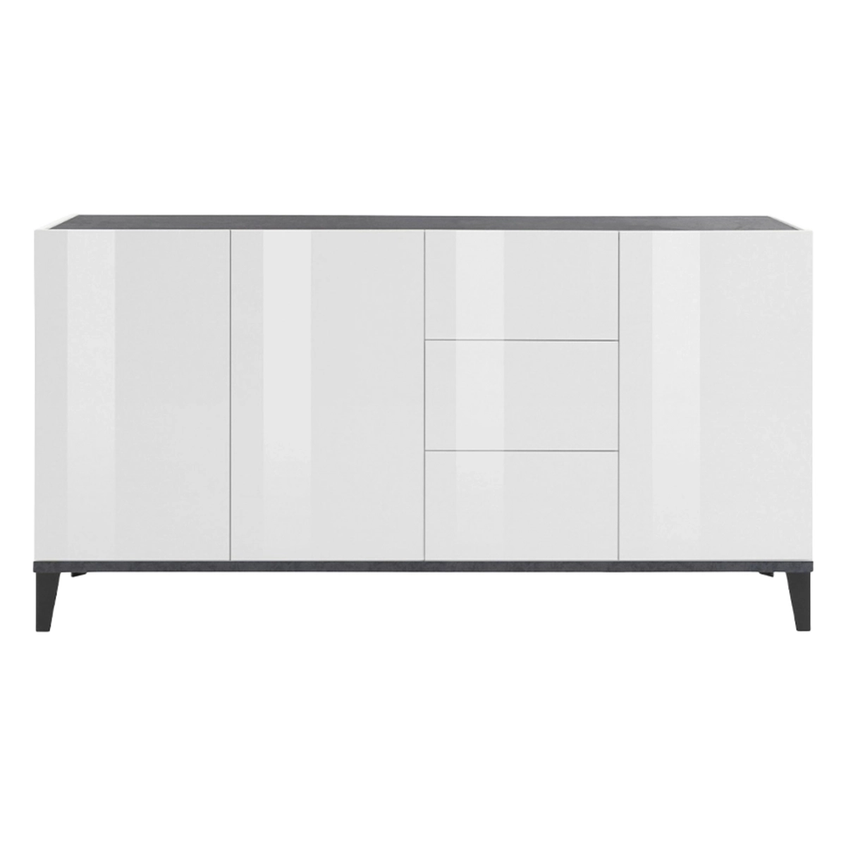Modern Sideboard 160x40cm 3 Doors 3 Drawers Living Room Rebecca — 6