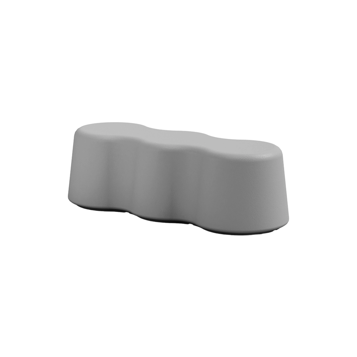 Peanuts LYXO Modern 3 Seater Outdoor Polyethylene Bench — 1