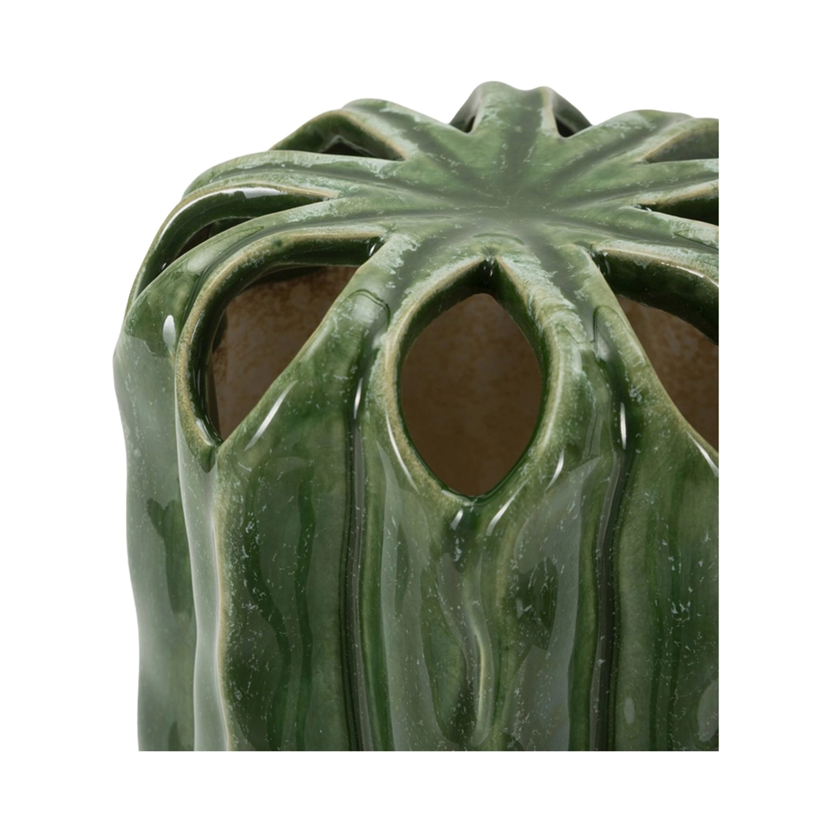 Ceramic cactus effect decorative vase Cactus Tall 23 — 7