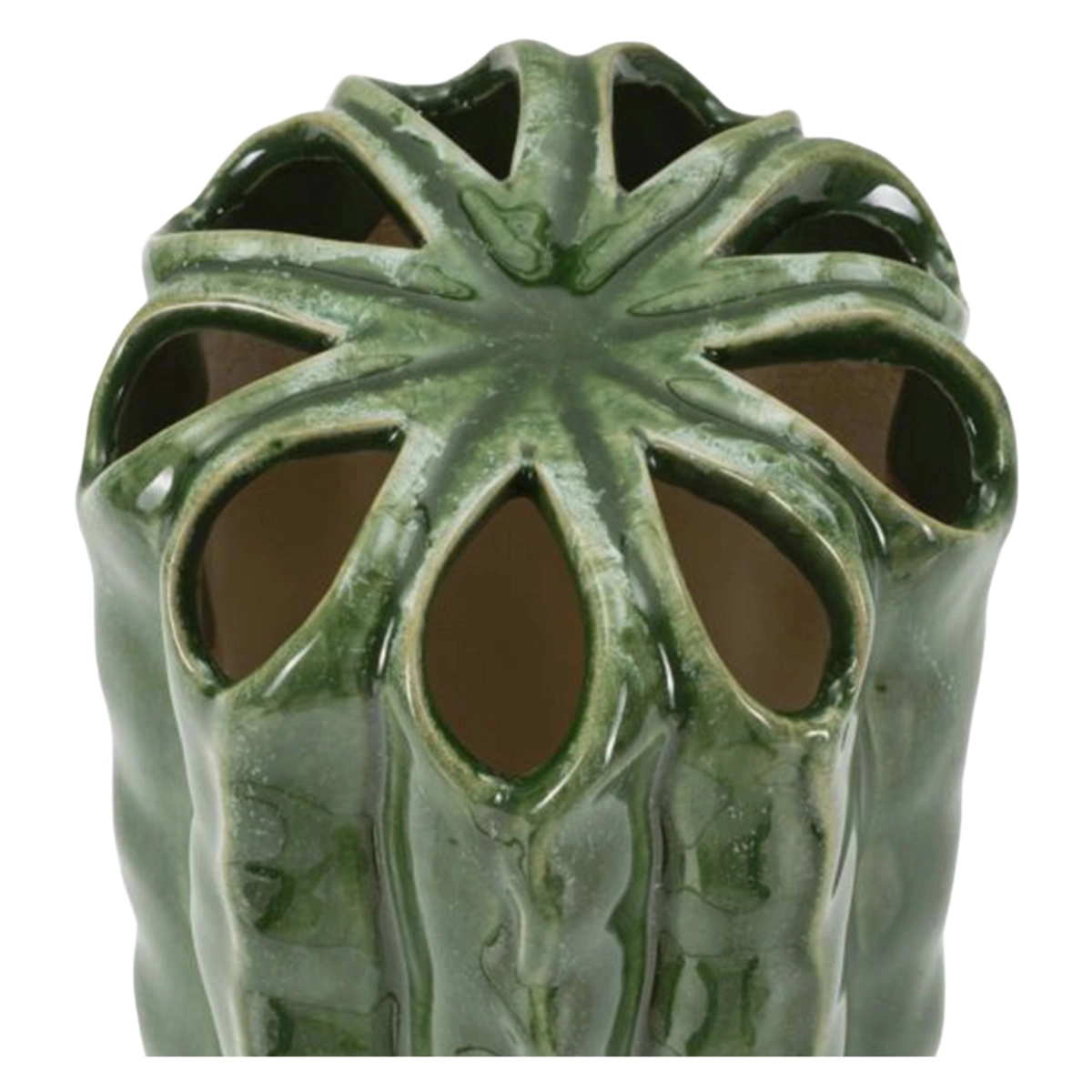 Ceramic cactus effect decorative vase Cactus Tall 23 — 4