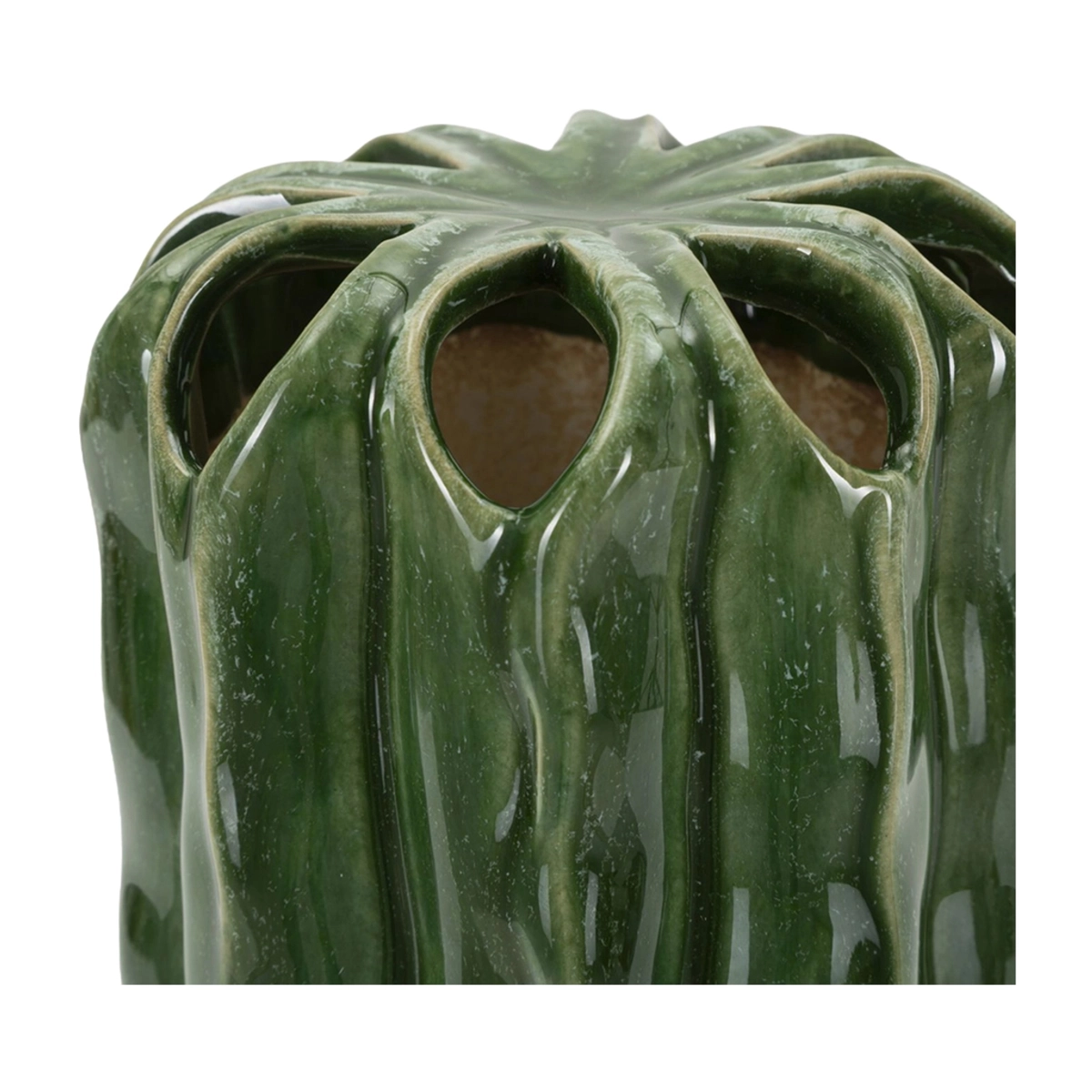 Ceramic cactus effect decorative vase Cactus Tall 23 — 5