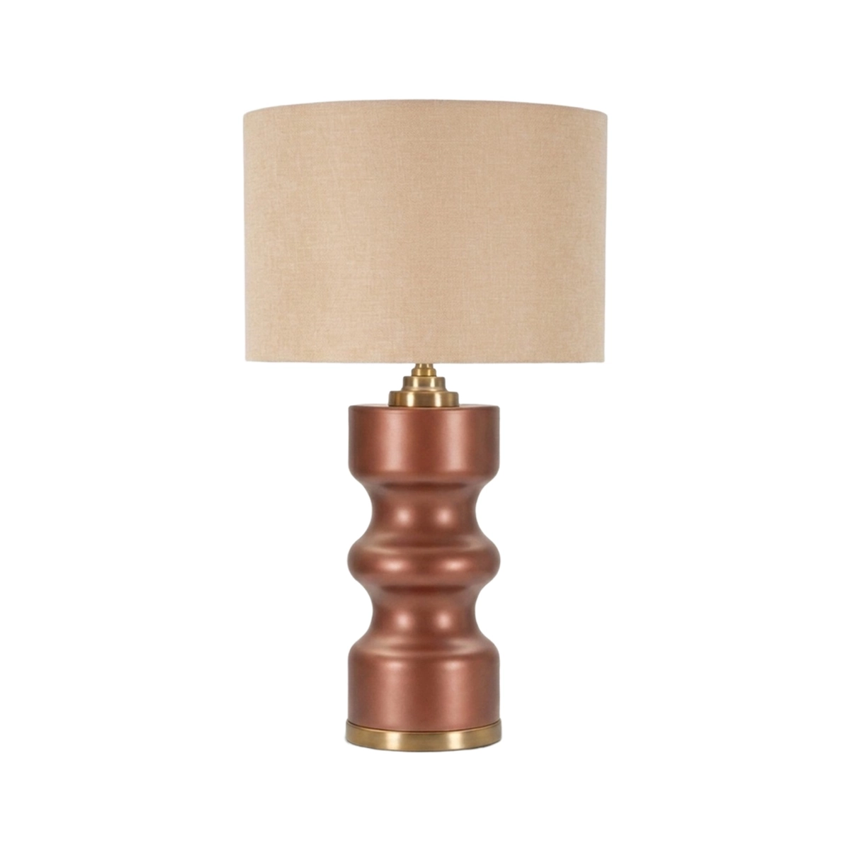 Sorenthal A Table Lamp in Glass and Fabric — 1
