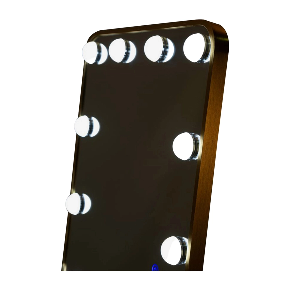 Full-Length Floor Standing Mirror Hollywood Rettangolare LED — 7