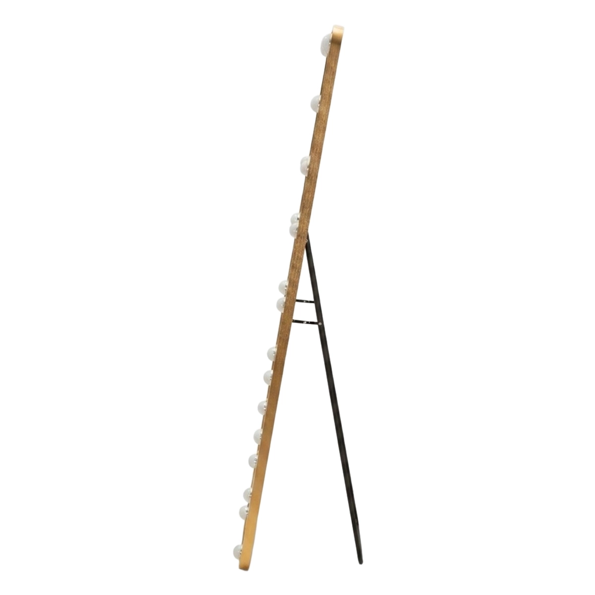 Full-Length Floor Standing Mirror Hollywood Rettangolare LED — 4