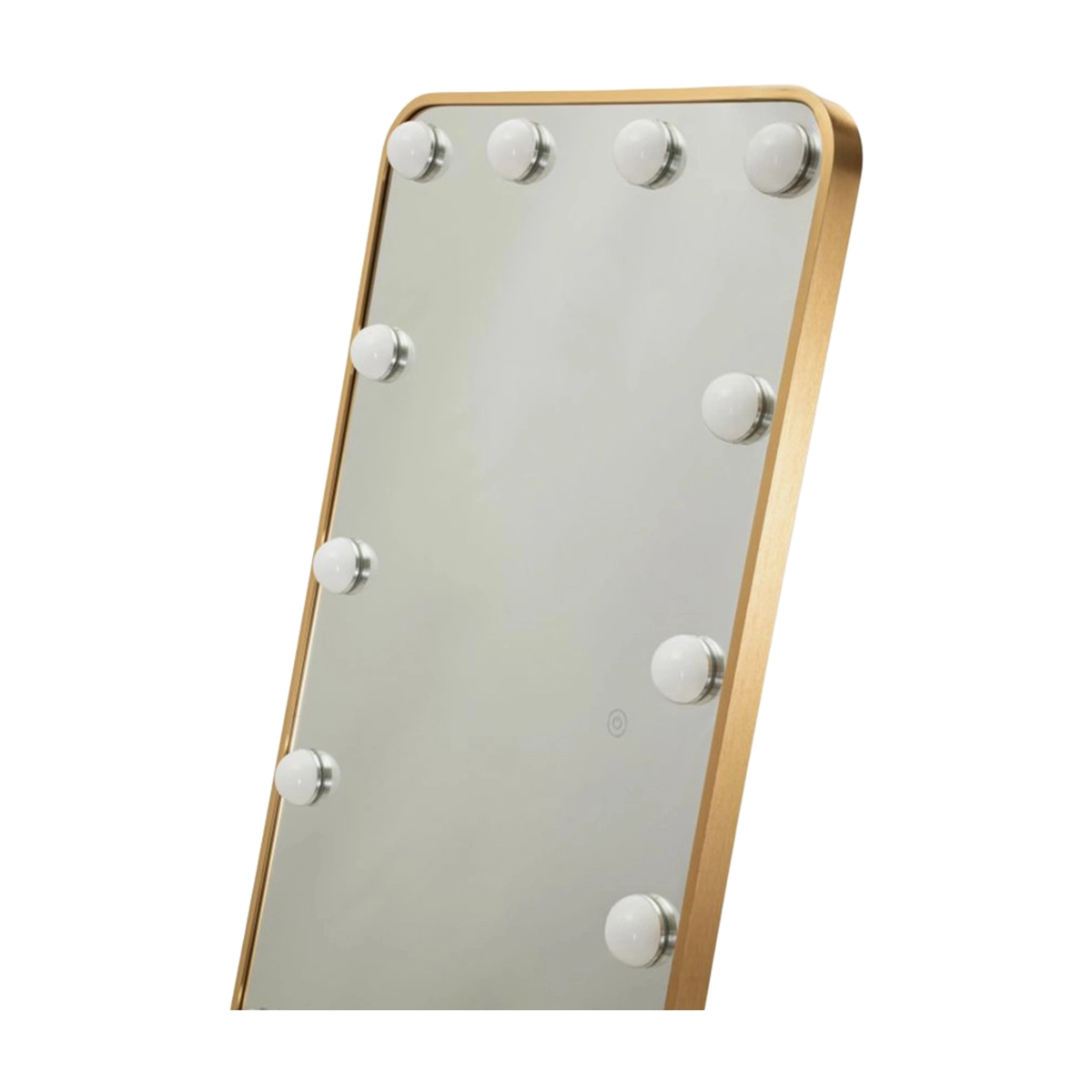Full-Length Floor Standing Mirror Hollywood Rettangolare LED — 6