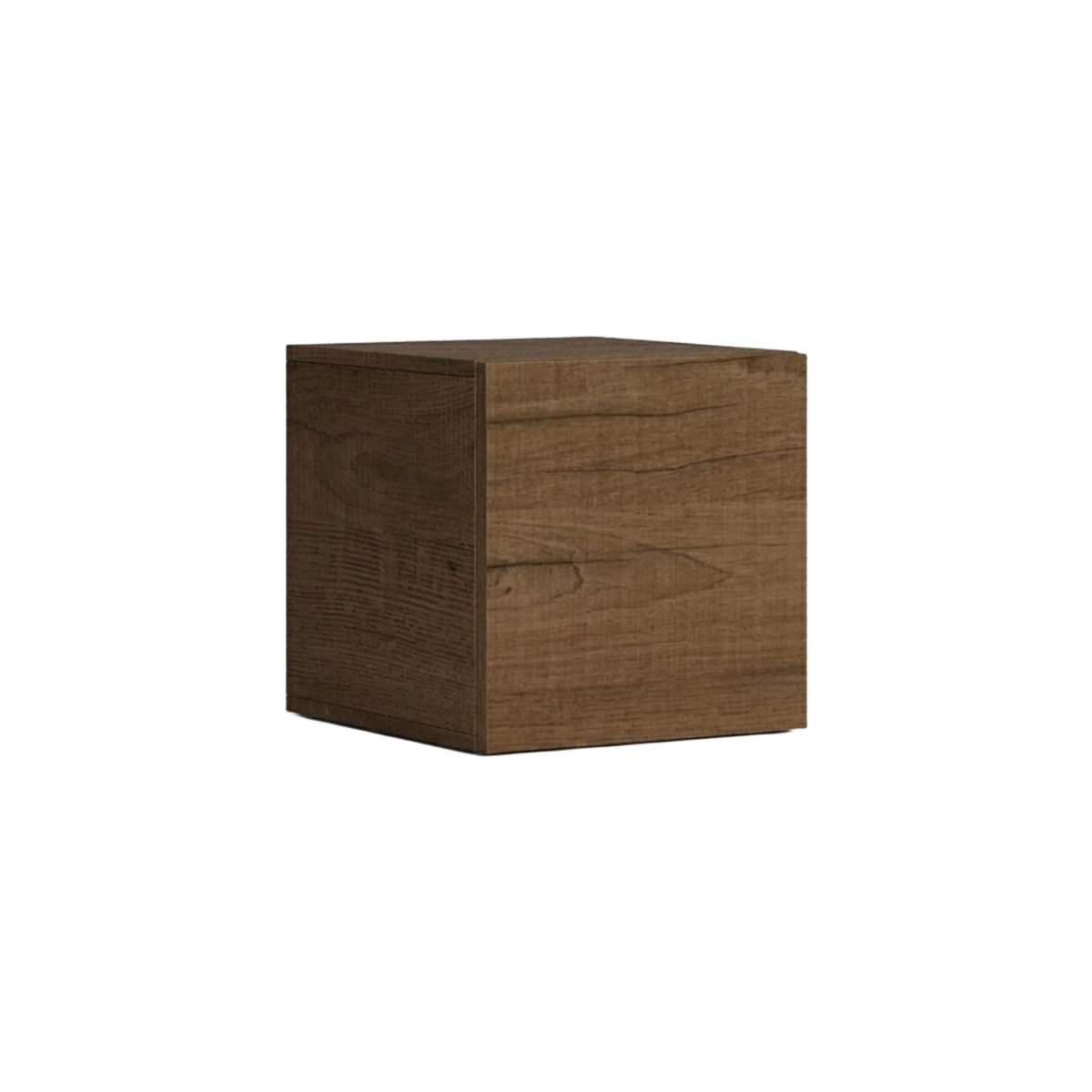 Wall-mounted living room TV unit walnut and ash white Isoka A38 Itamoby — 4