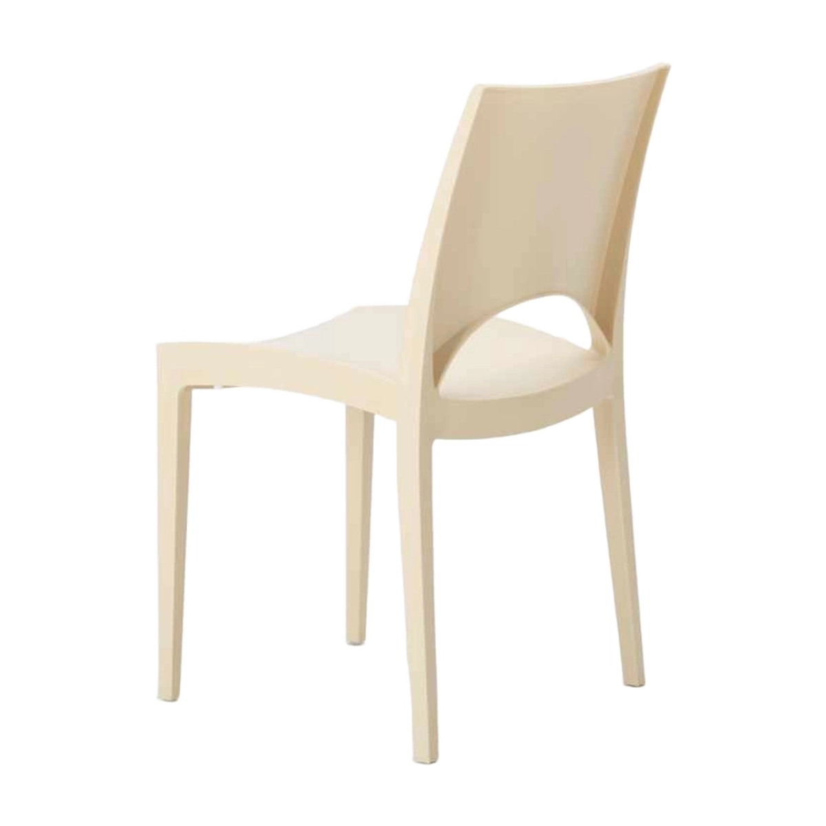 Rectangular White Table 150x90 cm with 6 Chairs Paris Summerlife Grand Soleil — 3