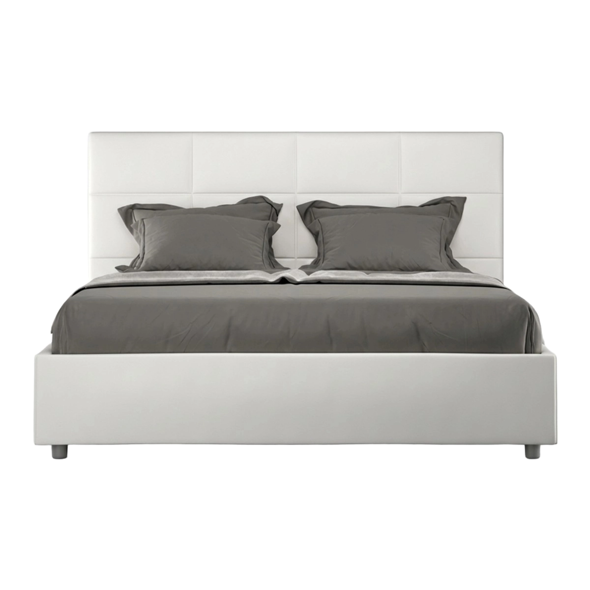 Mika M1 Double Bed 160x200 with Storage Box Modern Design — 1