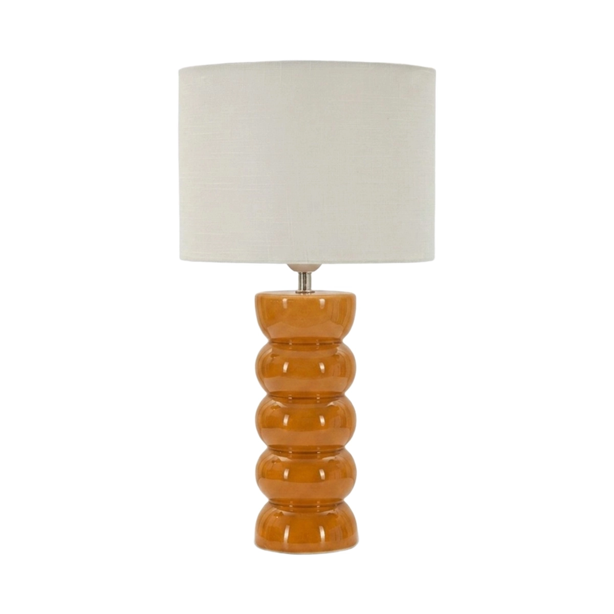Ceramic table lamp with lampshade Torr — 1
