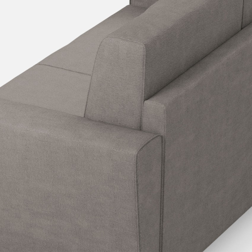 Large 7 seater modern corner sofa in fabric 288x288 cm Yasel — 5