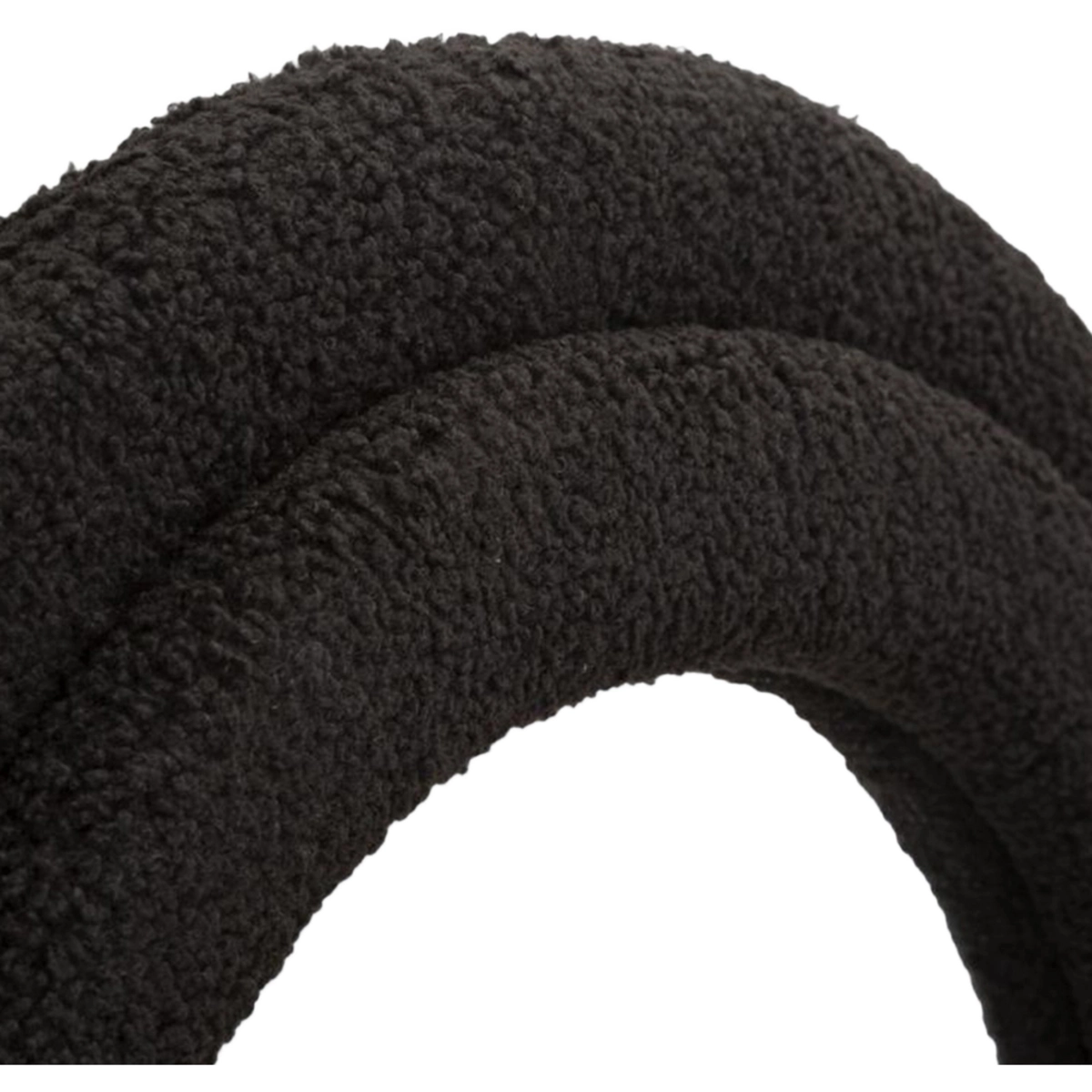 Teddy Wavy Full-Length Wall Mirror with Bouclé Frame — 6