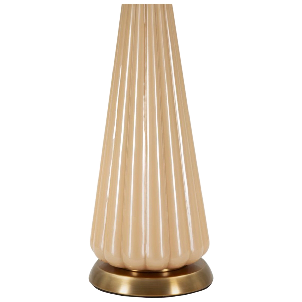 Perly A Table Lamp in Fluted Glass and Fabric Mauro Ferretti — 5