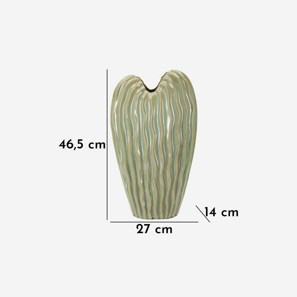 Venice 46 Decorative Indoor Ceramic Vase — 3