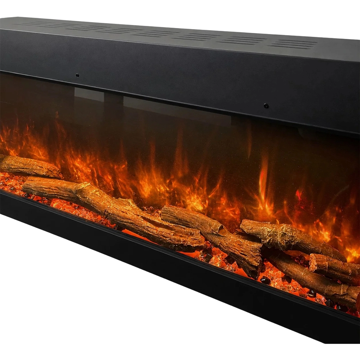 Built-in wall electric fireplace 150 cm Detroit150 Divina Fire — 3