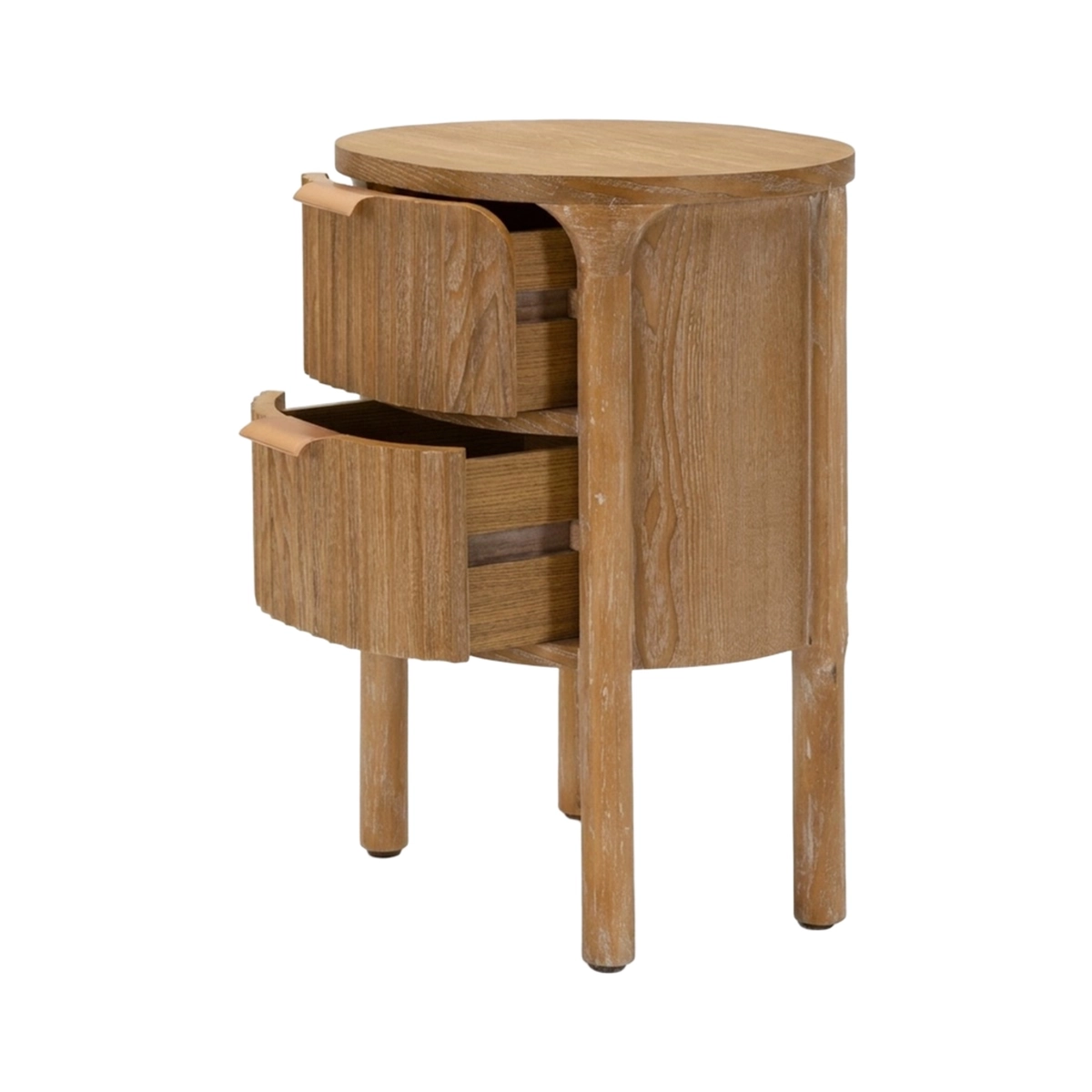 Goteborg Wooden Bedside Table with 2 Drawers Mauro Ferretti — 4
